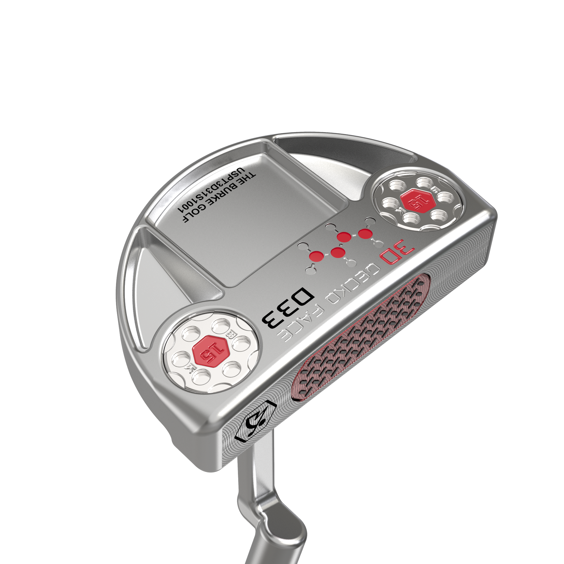 3D Gecko D33 Putter Plumbers Neck