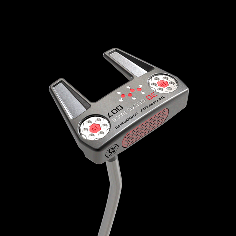 The Gecko D07 is a full-mallet designed for stability. It is a standout of this design due to the utilization of 100% milling and the 3D Multi-Material Face. Choose between 3 different style necks to fit your stroke: single bend, plumbers neck, and flat neck.