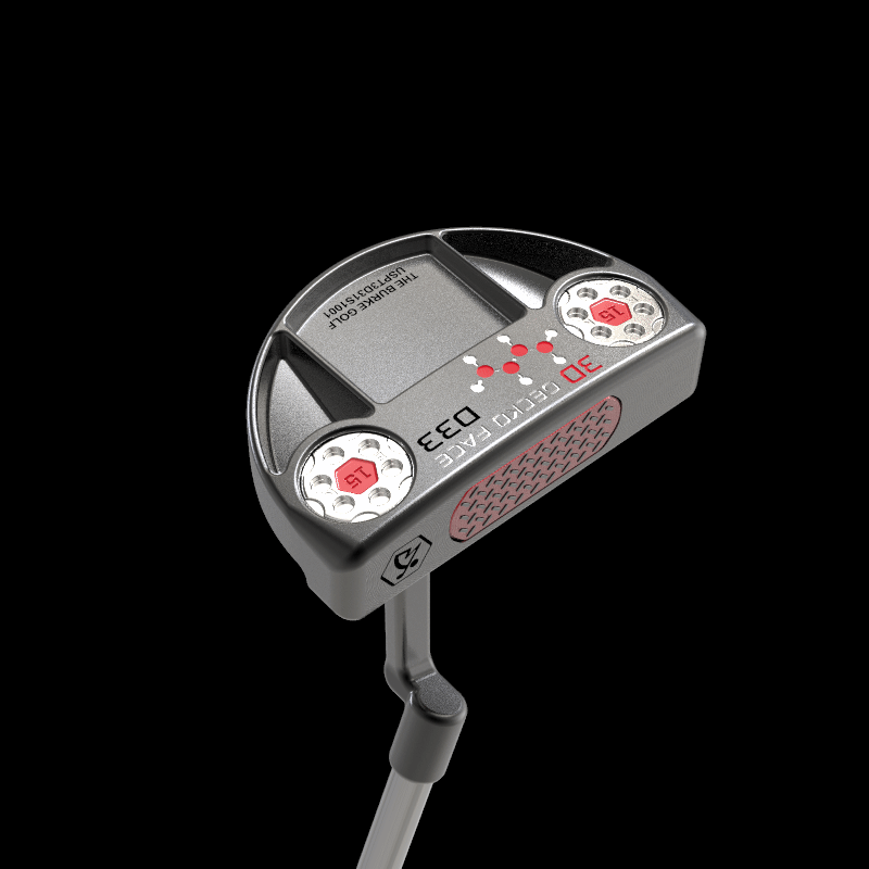 The Gecko D33 is a mid-mallet design with rounded edges that gives a traditional feel. Choose between 3 different style necks to fit your stroke: single bend, plumbers neck, and flat neck.