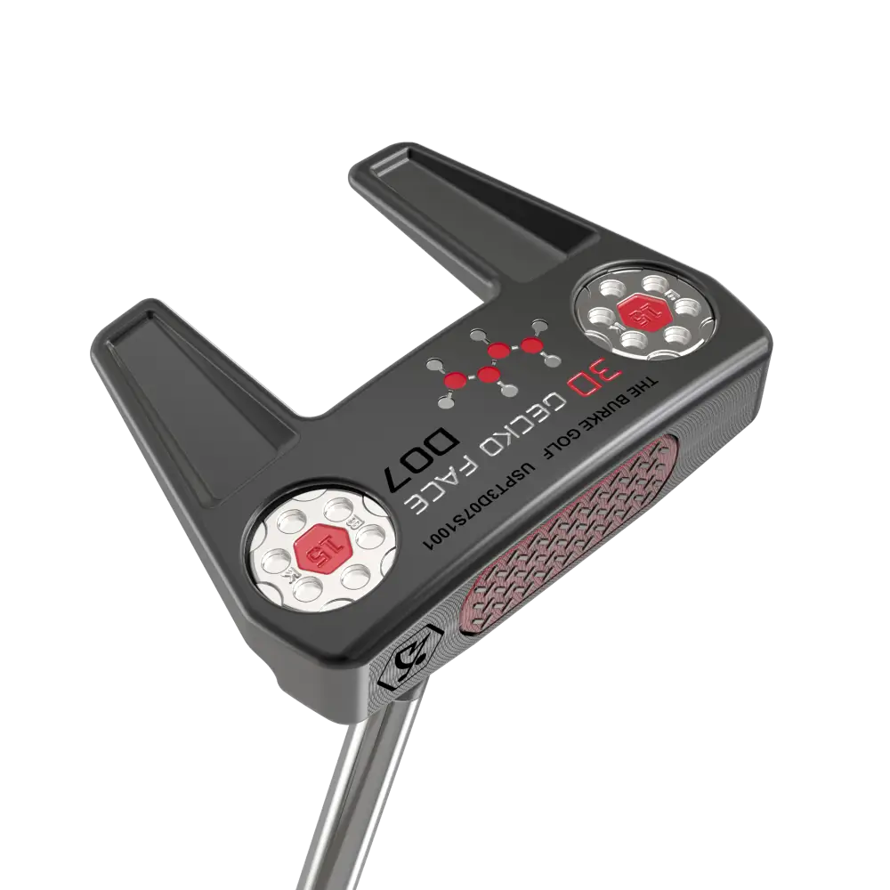 3D Gecko D07 Putter Center Shaft Black Putter