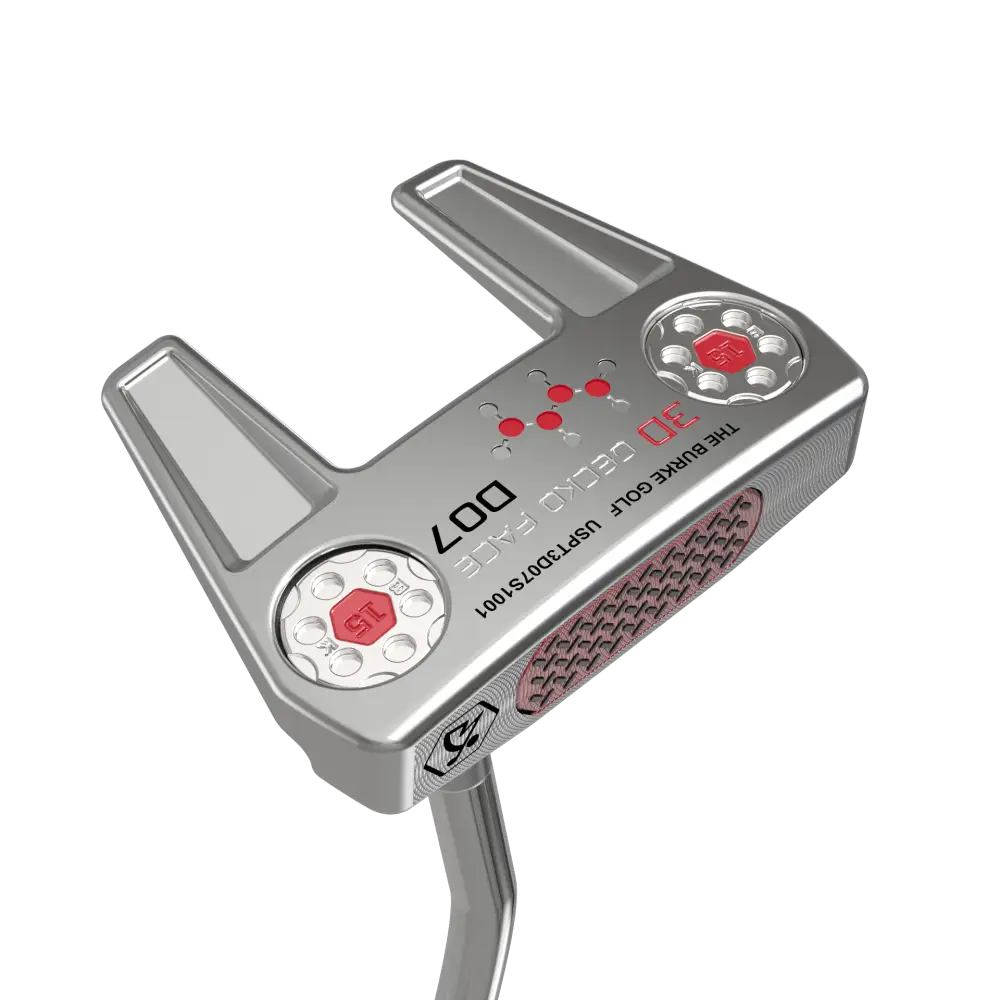 3D Gecko D07 Putter Single Bend Silver Putter