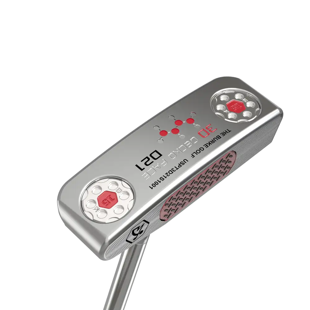 3D Gecko D21 Putter Center Shaft Silver Putter