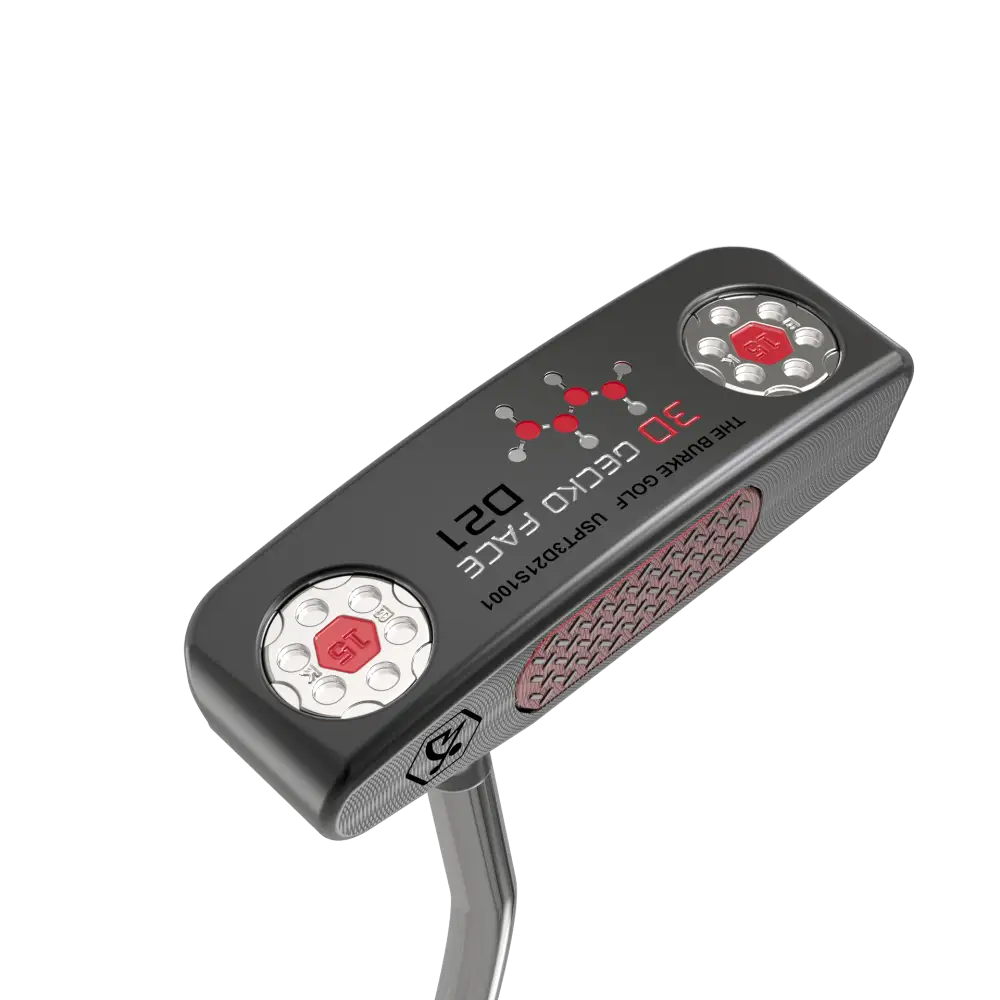 3D Gecko D21 Putter Single Bend Black Putter