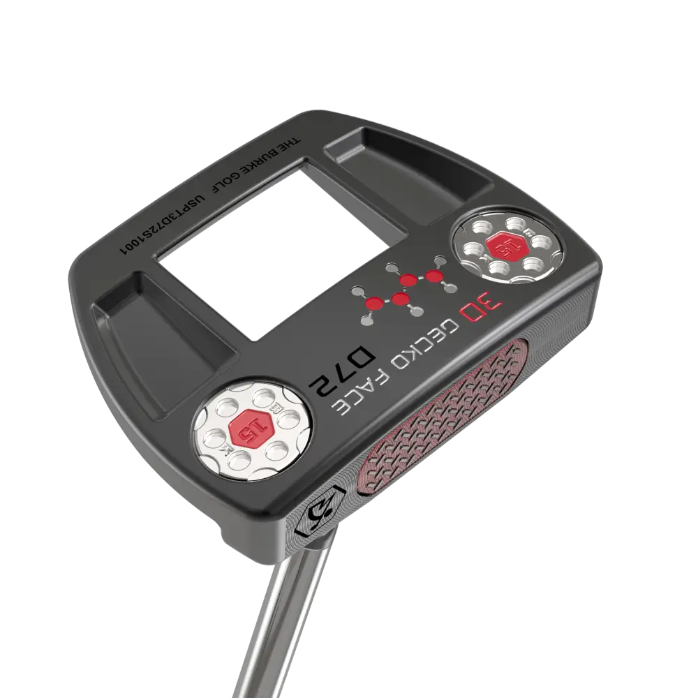 3D Gecko D72 Putter Center Shaft Black Putter