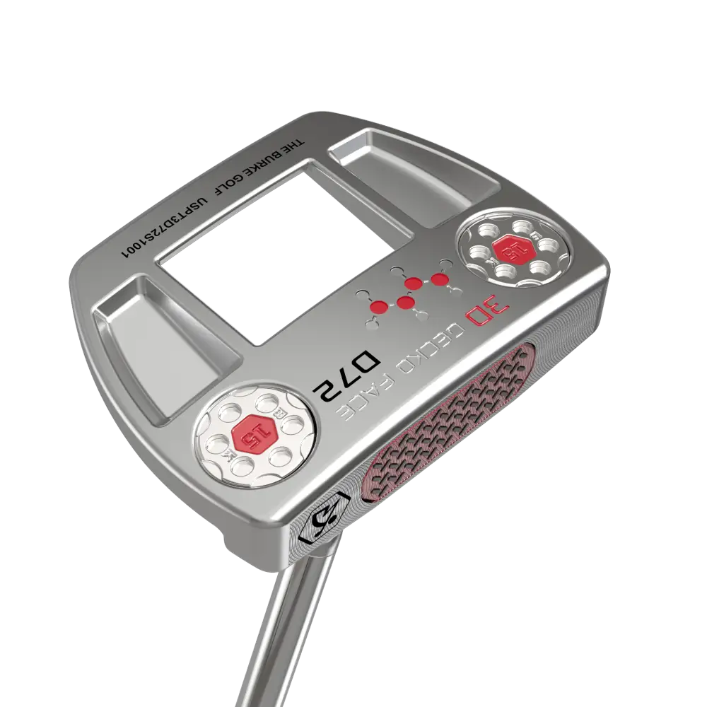 3D Gecko D72 Putter Center Shaft Silver Putter