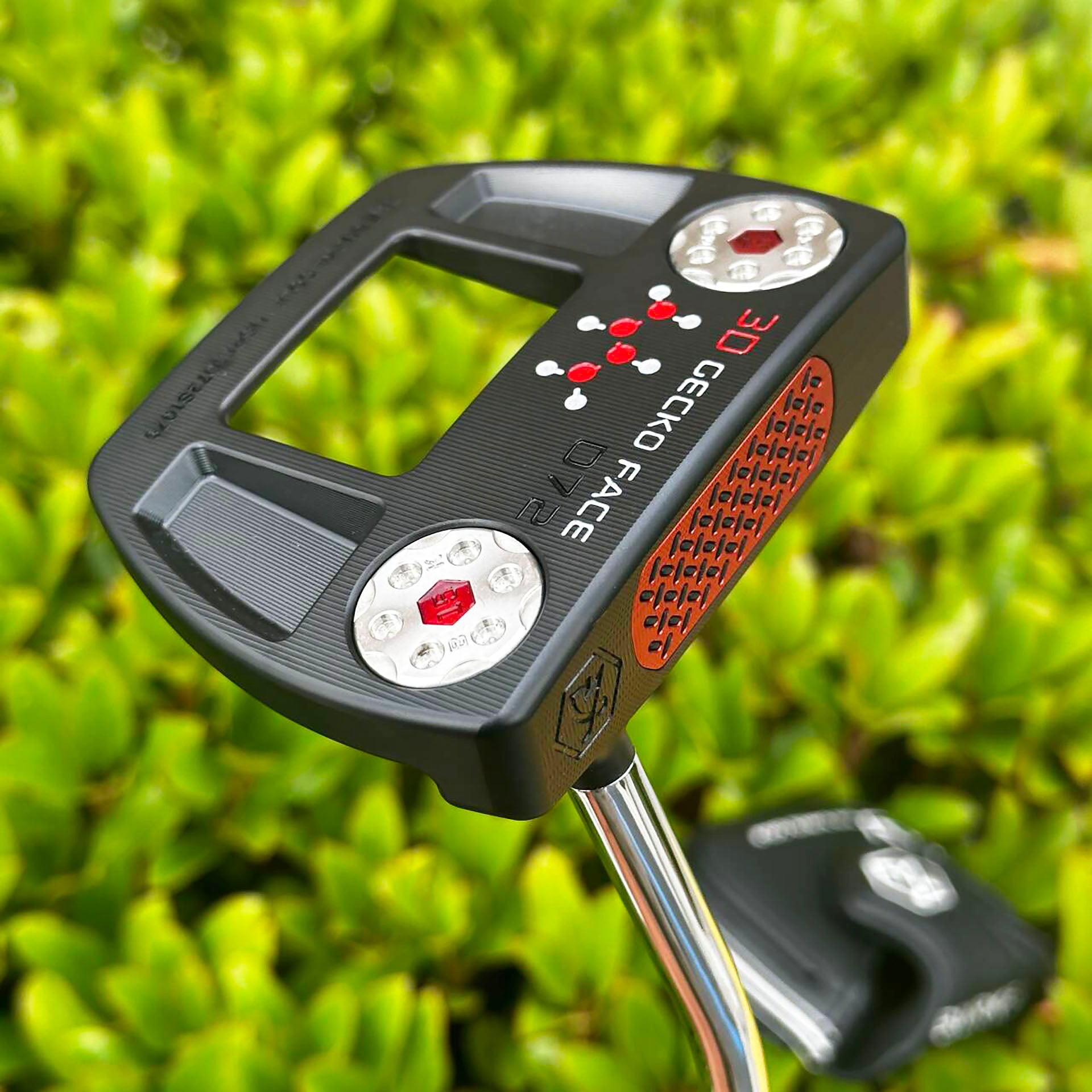 black-3D Gecko D72 Putter Flat Neck