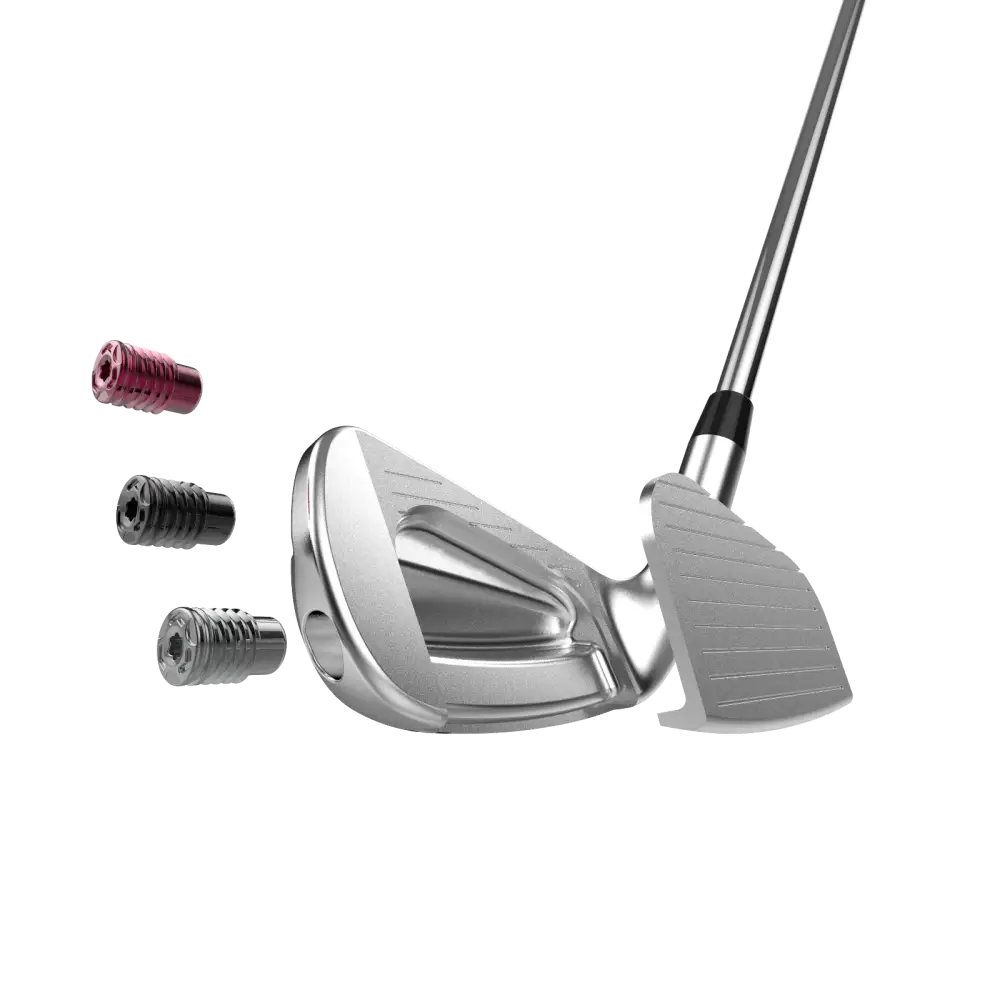 Club face-Weighted screws-Burke Azalea CM Tour Irons