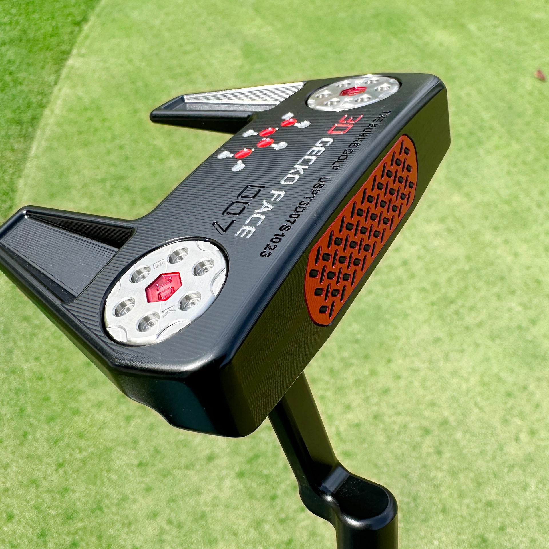 burke 3D Gecko D07 Putter Plumbers Neck Product photos