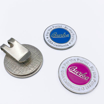 Golf Ball Markers with Hat Clips Sets