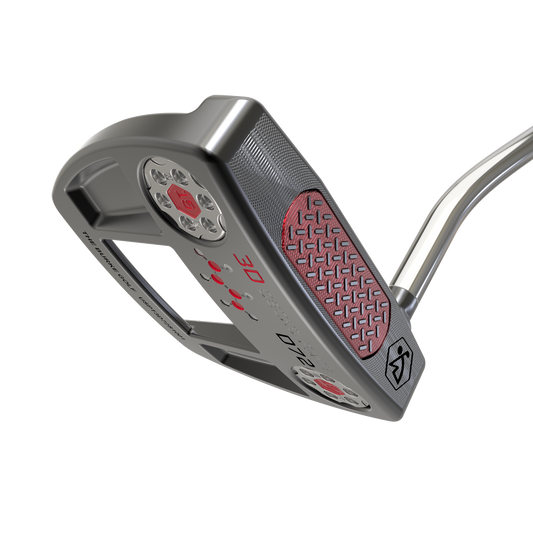 3D Gecko D72 Putter Double Bend• Black