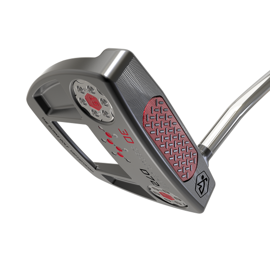 3D Gecko D72 Putter Single Bend• Black