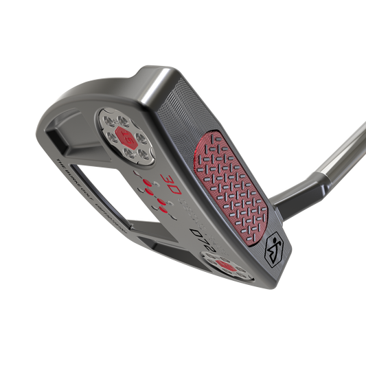 3D Gecko D72 Putter Flat Neck• Black