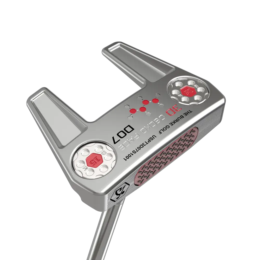 3D Gecko D07 Putter Center Shaft Silver Putter