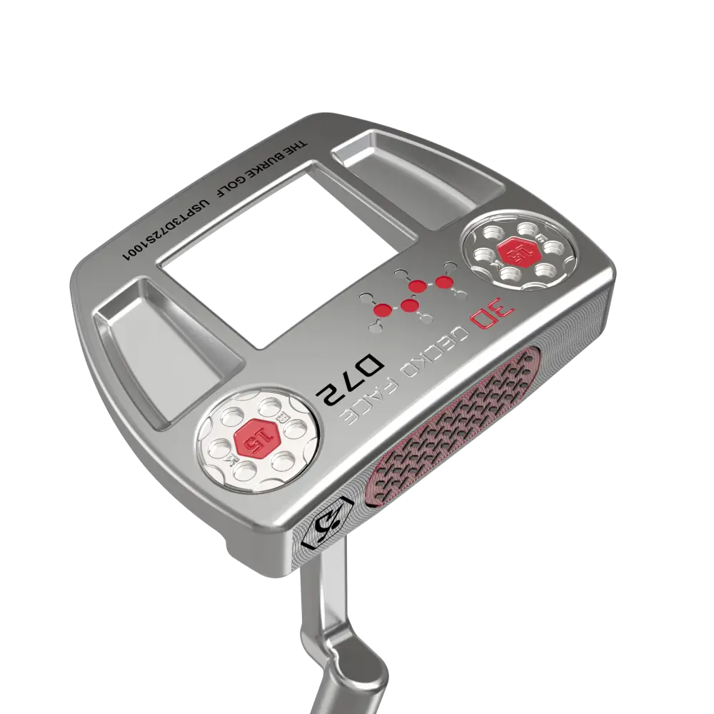 3D Gecko D72 Putter Plumbers Neck Silver Putter
