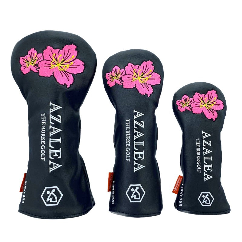Burke Azalea Head Cover black+pink