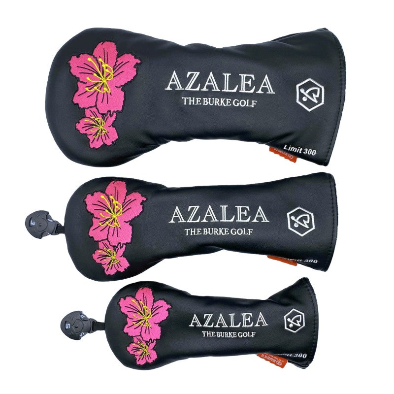 Burke Azalea Head Cover black+pink