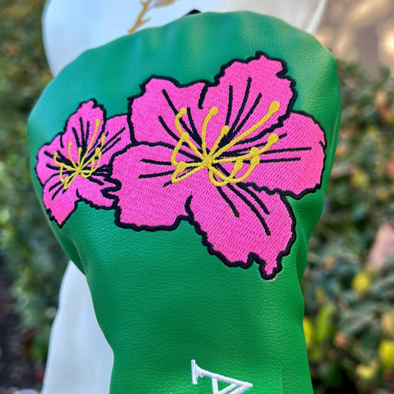 Burke Azalea Head Cover green+pink