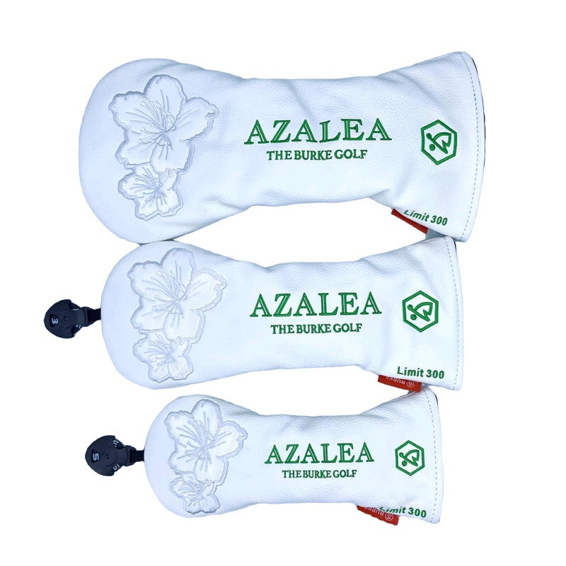 Burke Azalea Driver Golf Club Head Cover White