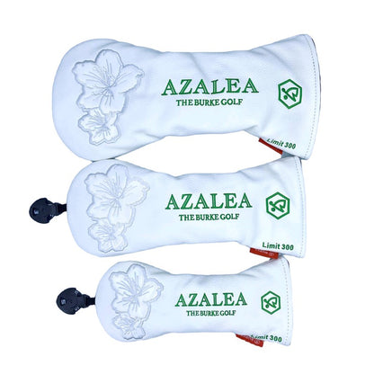 Burke Azalea Driver Golf Club Head Cover White
