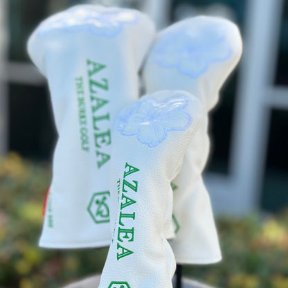 Burke Azalea Driver Golf Club Head Cover White