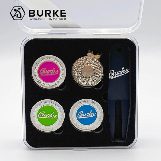 Golf Ball Markers with Hat Clips Sets