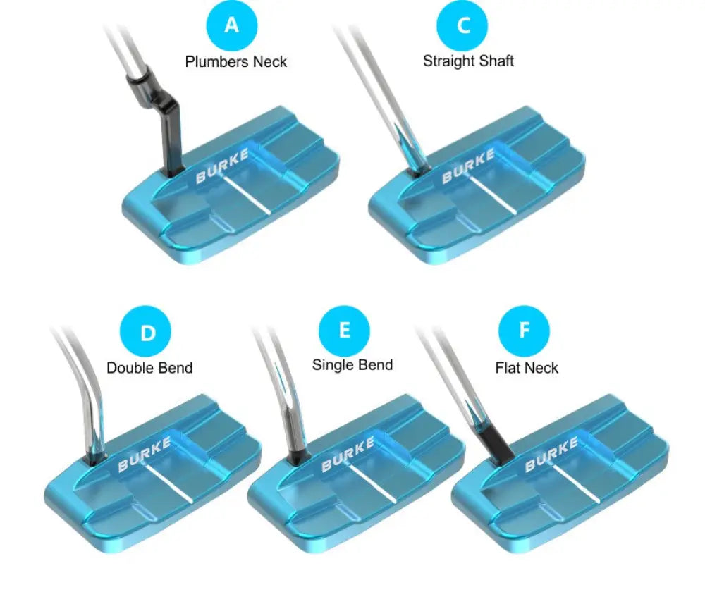 AI+77 blue variety Variable necks 
 Putter - Straight Shaft/Plumbers Neck/Double Bend/Single Bend/Flat Neck